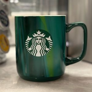 Starbucks Misty Green Marbled Mug